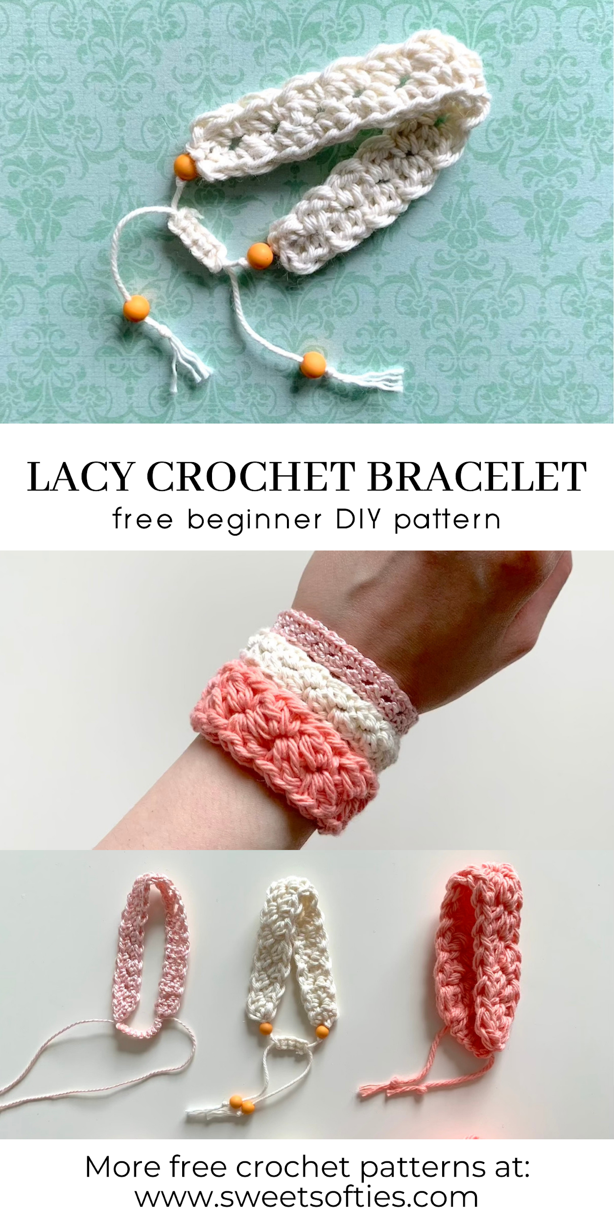 Crochet 2025 bracelet pattern
